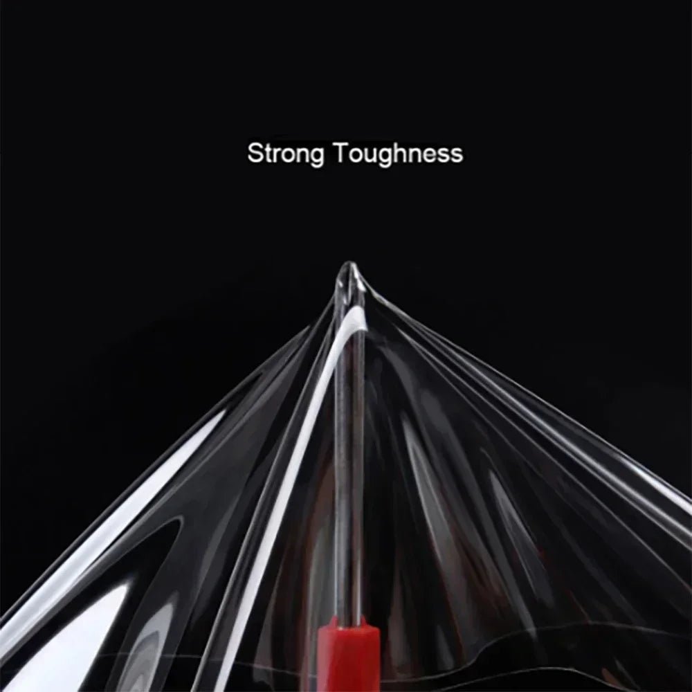 Gloss Transparent Light Black Smoke PVC Film Tint Headlight Taillight Wrap Cover Film Foil Sticker Cover Armored Film for Cars - shift - knoobs