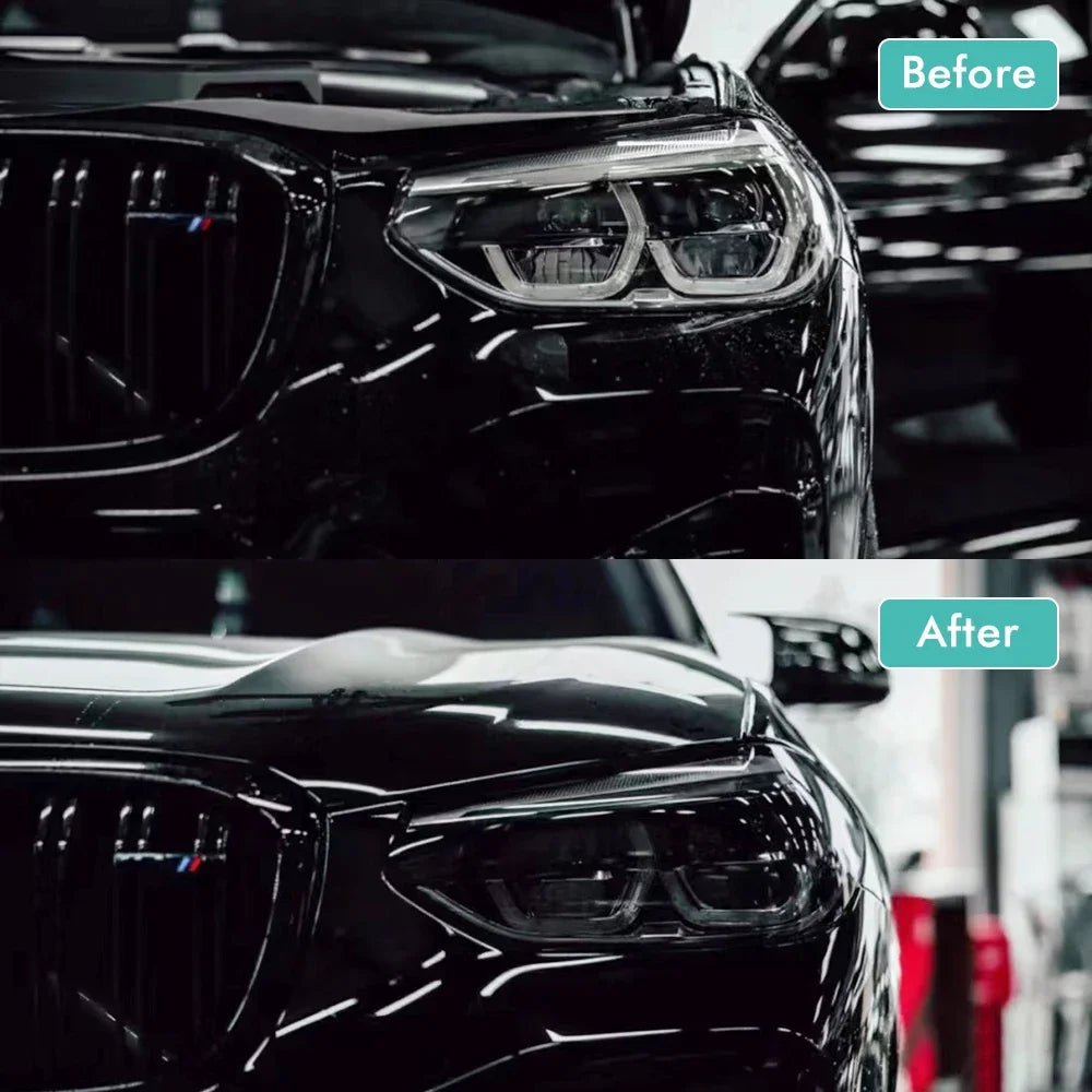 Gloss Transparent Light Black Smoke PVC Film Tint Headlight Taillight Wrap Cover Film Foil Sticker Cover Armored Film for Cars - shift - knoobs