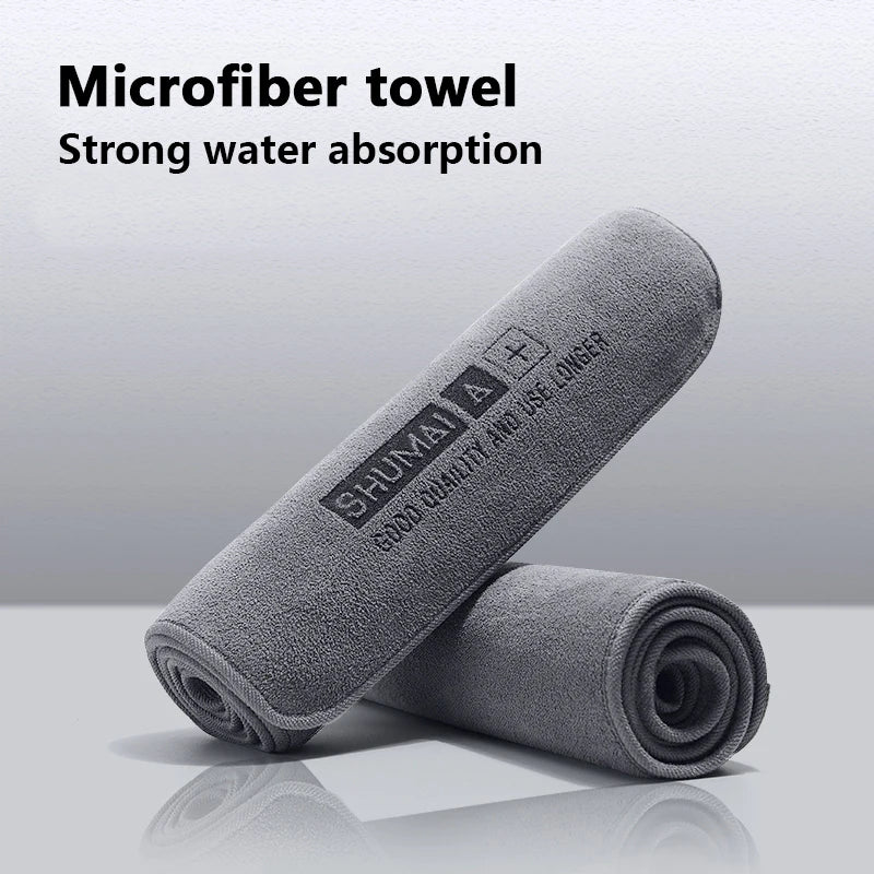 High - end Microfiber Auto Wash Towel Car Cleaning Drying Cloth Hemming Car Care Cloth Detailing Car Wash Towel - shift - knoobs