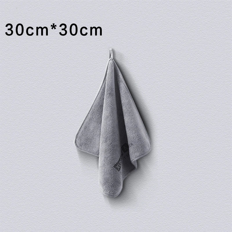 High - end Microfiber Auto Wash Towel Car Cleaning Drying Cloth Hemming Car Care Cloth Detailing Car Wash Towel - shift - knoobs