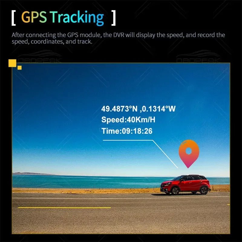 K4 11.26 Inch Carplay & Android Auto 4K 2160P Wifi Dash Cam Rearview Mirror Car DVR GPS Navigation Video Recorder Dual Lens - shift - knoobs