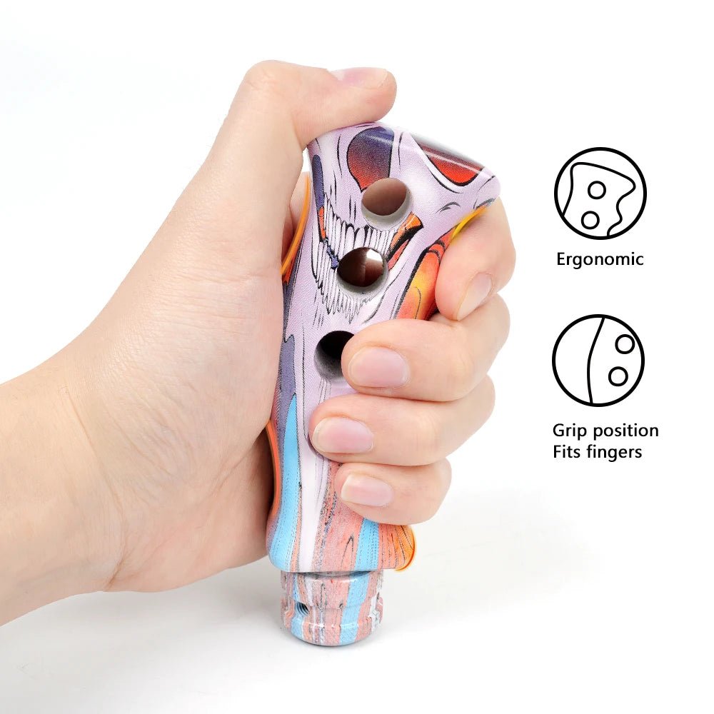 Manual Car Resin Graffiti Gear Shift Knob Mixed Pattern Shifting Head Street Style Gear Stick Shifter Lever Handle SFN152 - shift - knoobs