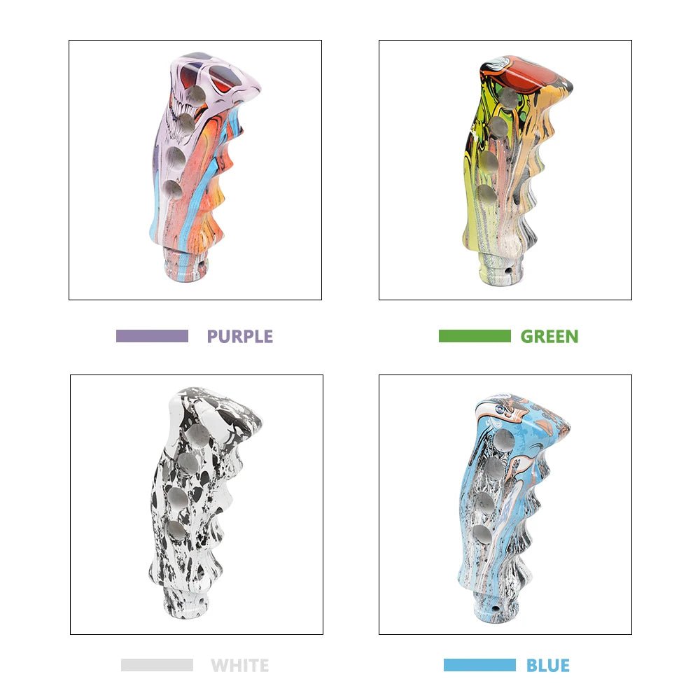 Manual Car Resin Graffiti Gear Shift Knob Mixed Pattern Shifting Head Street Style Gear Stick Shifter Lever Handle SFN152 - shift - knoobs