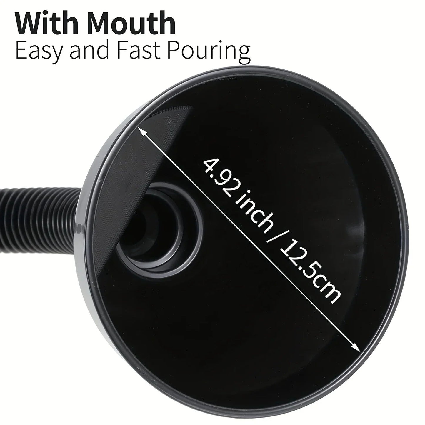 Multi functional car fuel funnel portable refueling funnel for cars and motorcycles, long nozzle, large diameter refueling parts - shift - knoobs