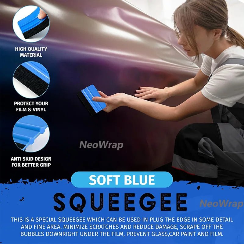 NeoWrap 10pcs Car Vinyl Wrap Tools Vinyl Scraper Film Squeegee Vinyl Spatulas Kit Precision Craft Knife Window Tinting Tools - shift - knoobs