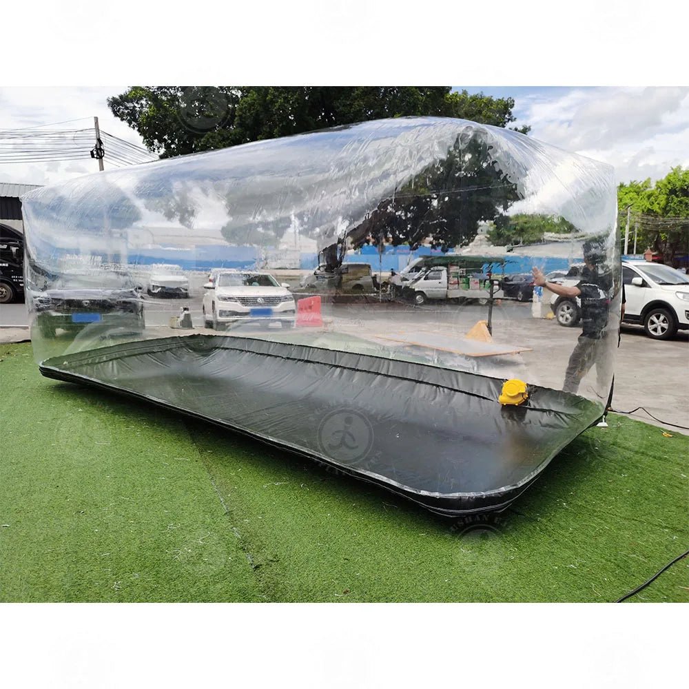 Outdoor Waterproof Sun Protection Display Car Cover Bubble Storage Balloon Folding Tent Pvc Inflatable Car Bubble Cover - shift - knoobs