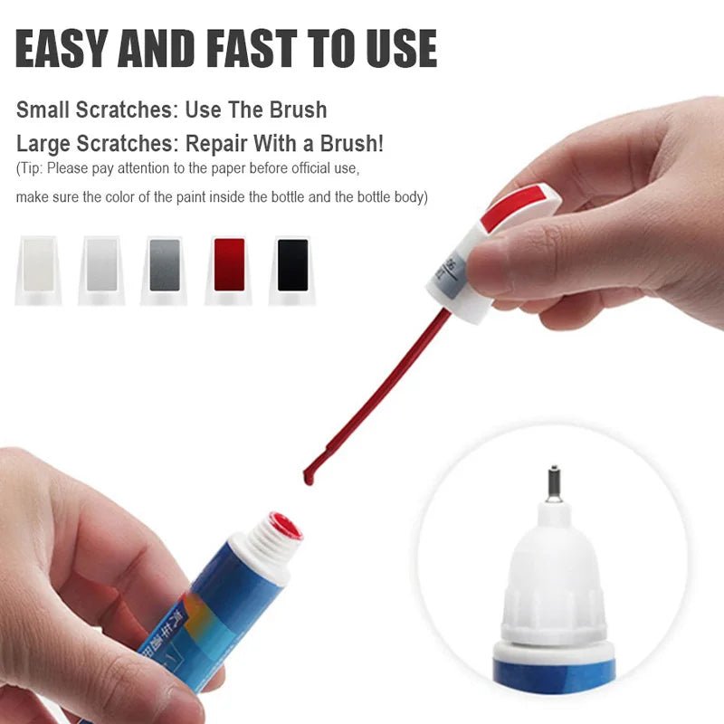 SEAMETAL Universal 5 Colors Car Scratch Repair Paint Pen Auto Touch Up Pens Car Scratches Clear Remover DIY Pens Car Accessories - shift - knoobs