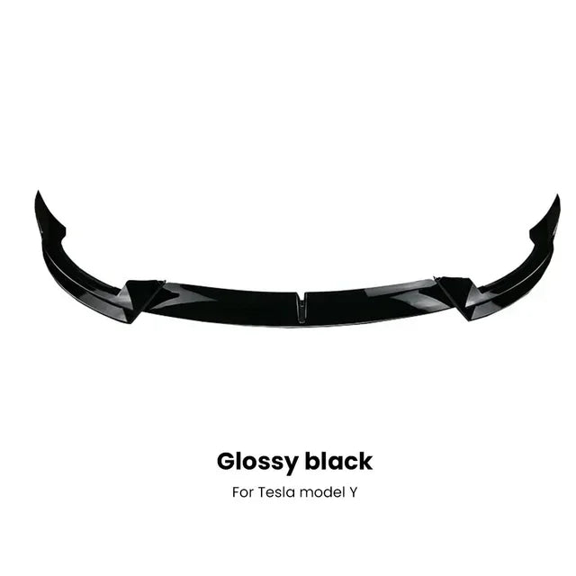 Tesla Model 3/Y 2017 - 2023 3Pcs Front Lip Spoiler Splitter Diffuser - shift - knoobs