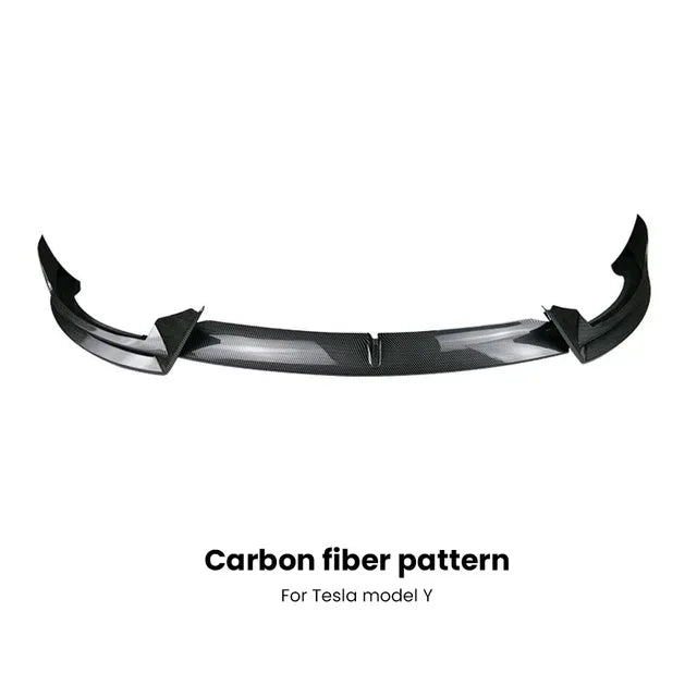 Tesla Model 3/Y 2017 - 2023 3Pcs Front Lip Spoiler Splitter Diffuser - shift - knoobs