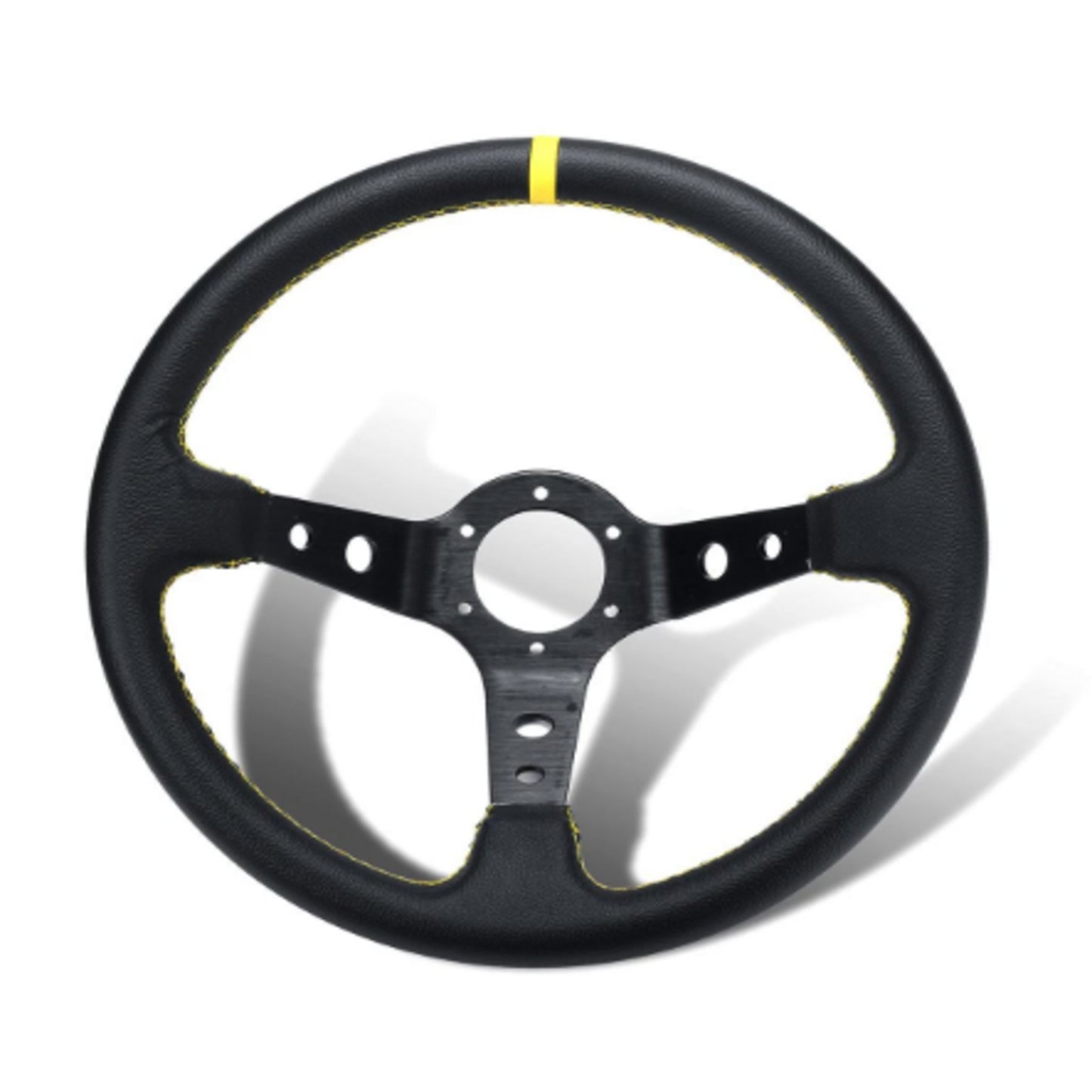 Leather Steering Wheel (The Fifth Wheel) - shift-knoobs