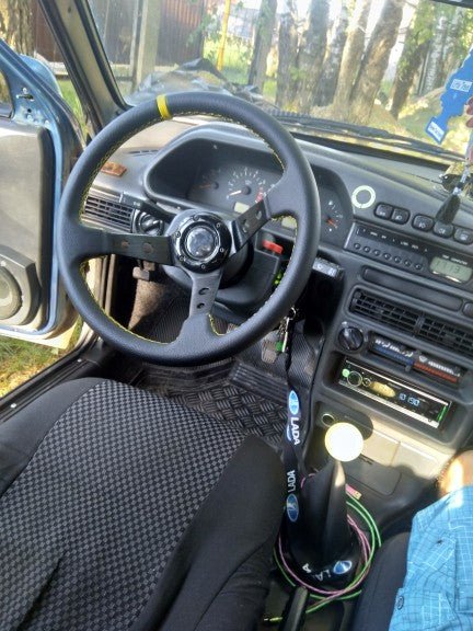 Leather Steering Wheel (The Fifth Wheel) - shift-knoobs