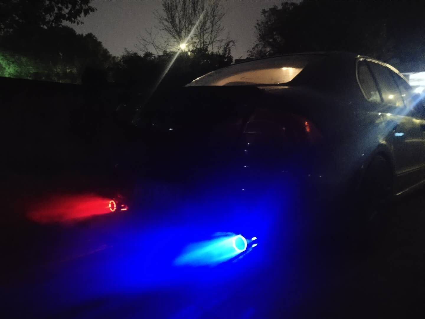 Light Up Flame Exhaust Tips - shift-knoobs