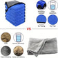 1 - 4pcs Microfiber Car Washing Towel Soft Quick Drying Windows Mirrors Wiping Rags Home Double Layer Cleaning Cloths 500GSM - shift - knoobs