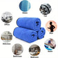 1 - 4pcs Microfiber Car Washing Towel Soft Quick Drying Windows Mirrors Wiping Rags Home Double Layer Cleaning Cloths 500GSM - shift - knoobs