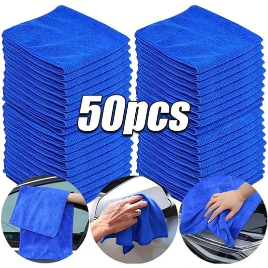 10Pcs Microfiber Towels Car Wash Drying Cloth Towel Household Cleaning Cloths Auto Detailing Polishing Cloth Home Clean Tools - shift - knoobs