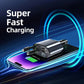 120W Retractable Car Charger 4 in 1 USB C Fast Charging Car Cigarette Lighter Charger Adapter for iPhone Xiaomi Huawei Samsung - shift - knoobs