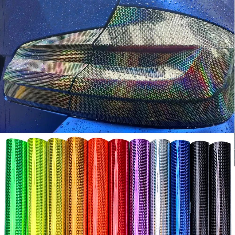 120x30cm Car Transparent Film Tint Vinyl Wrap Sticker PVC Changer Car Headlight Taillight Sticker Light Film Car Accessories - shift - knoobs