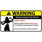 13CM JDM Funny Car Sticker for Panties Warning Peek Slap Decal Anime Vinyl Window Wall DIY Stickers Scratch - Proof Decor - shift - knoobs