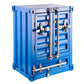 1pc 1 Door/2 Door Industrial Container, Side Table, Retro Bedside Table, Storage Cabinet With Door And Lock - shift - knoobs