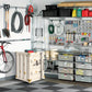 1pc 1 Door/2 Door Industrial Container, Side Table, Retro Bedside Table, Storage Cabinet With Door And Lock - shift - knoobs