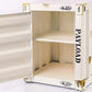 1pc 1 Door/2 Door Industrial Container, Side Table, Retro Bedside Table, Storage Cabinet With Door And Lock - shift - knoobs