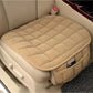 1pc New single piece backless plush car seat cushion for all seasons, non - slip and free of binding - square - shift - knoobs