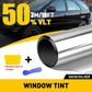 1Roll 3m*50cm Uncut Car Window Foils Tint Film 35% 50% Percent VLT Window Tint Film Glass Sticker Sun Shade Film DIY Universal - shift - knoobs