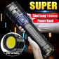 2024 Upgrade 1pc Ultimate Rechargeable LED Flashlight - 5 Lighting Modes, Waterproof, Long - Lasting Power - Durable Brightness for Emergencies, Camping, Hunting, Outdoor Adventures - Portable & Rugged Grip - shift - knoobs