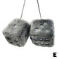 2pcs Plush Dice Car Pendant Plush Toy Cube Pendant Car Ornament Sieve Anime Car Decoration Accessories Auto Pendant - shift - knoobs