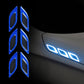 3D Car Styling Reflective Strips Carbon Fiber Reflector Sticker Truck Auto Safety Warning Tape Car Exterior Accessories 6pcs - shift - knoobs