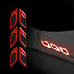 3D Car Styling Reflective Strips Carbon Fiber Reflector Sticker Truck Auto Safety Warning Tape Car Exterior Accessories 6pcs - shift - knoobs