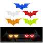 3Pcs/ Set Bat Car Reflective Sticker Electric Vehicle Warning Stickers Safely Night Helmet Decorative Decals Accessoire Voiture - shift - knoobs