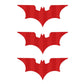 3Pcs/ Set Bat Car Reflective Sticker Electric Vehicle Warning Stickers Safely Night Helmet Decorative Decals Accessoire Voiture - shift - knoobs