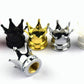 4 PCS Universal Crown Wheel Valve Covers Air Dustproof Waterproof Car Motorcycle Tyre Rim Covers Car Decoration Valve Caps - shift - knoobs