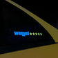 5 Stars Wanted Level Led Window/Windshield Sticker - shift-knoobs