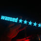 5 Stars Wanted Level Led Window/Windshield Sticker - shift-knoobs