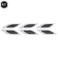 6pcs 3D Car Styling Reflective Carbon Fiber Bumper Strips Safety Warning Tape Secure Reflector Stickers Car Exterior Accessories - shift - knoobs