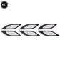 6pcs 3D Car Styling Reflective Carbon Fiber Bumper Strips Safety Warning Tape Secure Reflector Stickers Car Exterior Accessories - shift - knoobs
