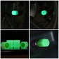 8PCS Luminous Valve Motorcycle Bicycle Bike Car Wheel Tyre Hub Cap Fluorescent Night GlowingLuminous Valve Stem Caps Decor - shift - knoobs