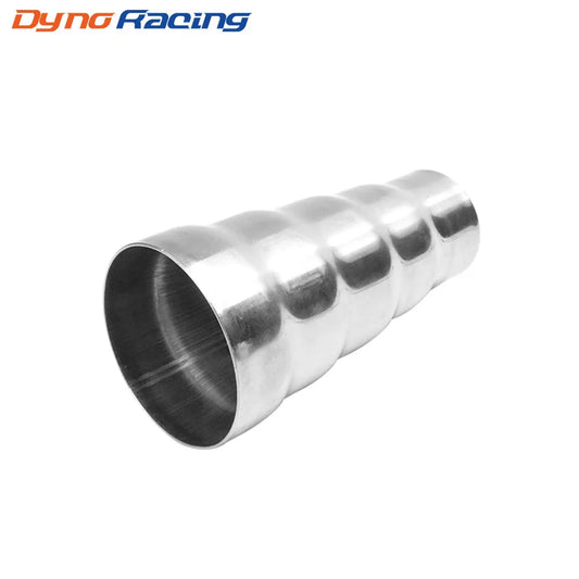 Universal 201 Stainless Steel Exhaust 5 Step Reducer Adapter Connector Tube Pipe Cone