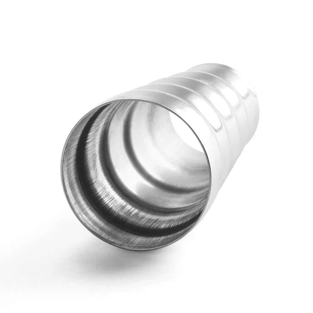 Universal 201 Stainless Steel Exhaust 5 Step Reducer Adapter Connector Tube Pipe Cone