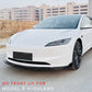 Front Lip For Tesla Model 3 Highland 2024 Front Bumper Lip Spoiler Glossy Black Carbon Body Kits Model 3 + Auto Accessories