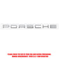 3D ABS Badge Car Porsche Emblem Sticker Decal Auto Trunk Stickers Accessories For Porsche Panamera 911 Carrera S Cayman Boxster