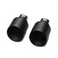 1Piece Matte Black Stainless Steel Car Muffler Tip System Pipe Universal Exhaust Tip For VW GTI MK7 Golf 7 Exhaust Nozzle