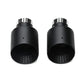 1Piece Matte Black Stainless Steel Car Muffler Tip System Pipe Universal Exhaust Tip For VW GTI MK7 Golf 7 Exhaust Nozzle