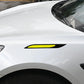 Newest 4Pcs Car Reflective Strips Bumper Protector Carbon Fiber Body Safety Warning Sticker Auto Anti-scratch Tape Auto Styling