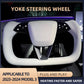 For Tesla Model3 Highland 2023-2024 Yoke Handle Steering Wheel With Heating Nappa Leather Volante Steering Wheel Car Accessories