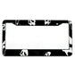 Game Series US Standard License Plate Frame US Canada Mexico License Plate Frame Aluminum Alloy License Plate Cover