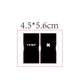 For Mercedes Benz GLK350 C Class CLS C218 SLK W172 W204 W212 W218 W207 W220 Black Car Button Repair Sticker Decals Stickers