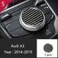 Car Styling Gear Shift Panel Decoration Sticker Trim for Audi A3 8V S3 2013 2014 2015 2016 2017 2018 2019 Interior Accessories